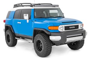 Toyota FJ Cruiser LED Light Kit - Rough Country - 50 Inch Curved Dual Row - Black - '07-'14